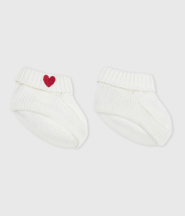 Chaussons naissance bébé mixte en coton