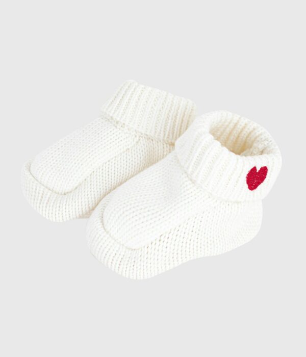 Chaussons naissance bébé mixte en coton