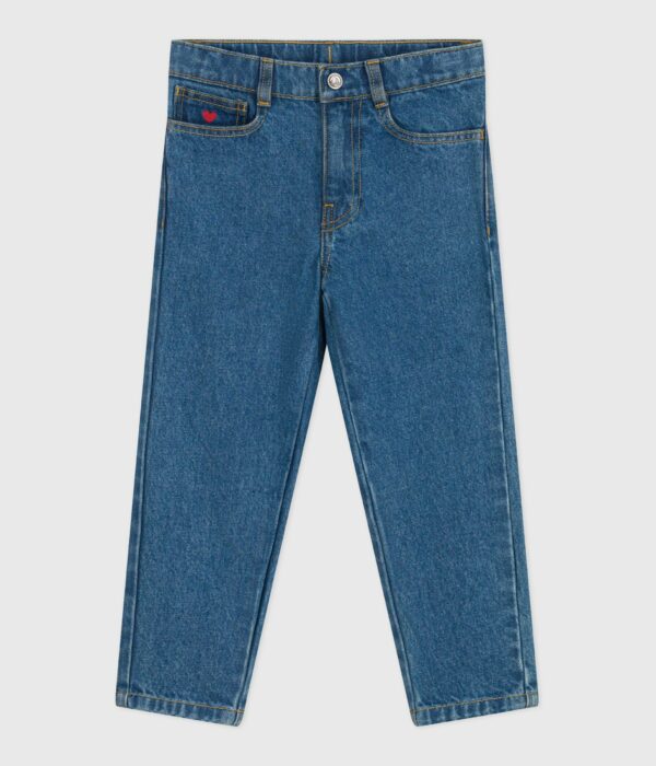 Pantalon droit enfant en denim