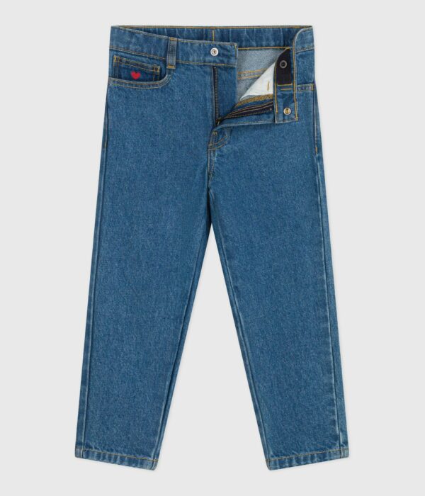 Pantalon droit enfant en denim