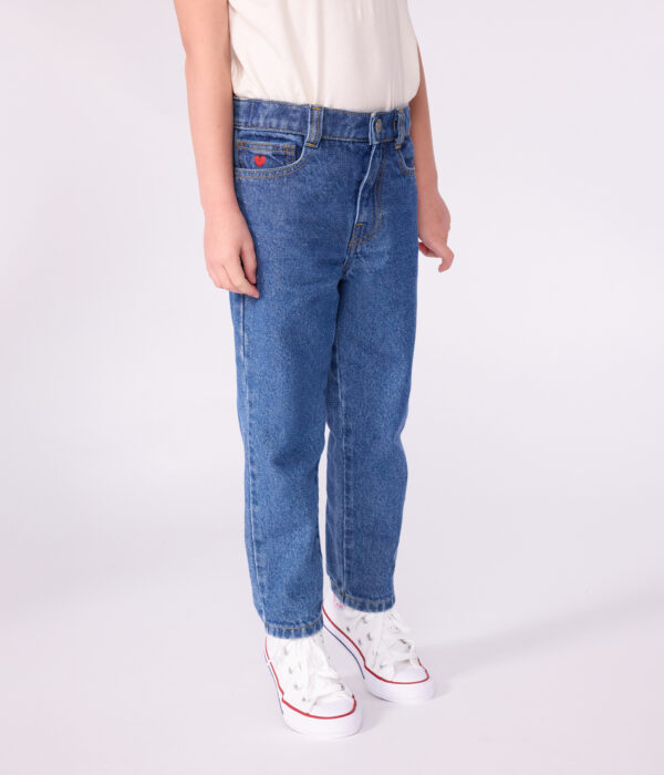 Pantalon droit enfant en denim
