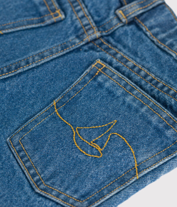 Pantalon droit enfant en denim