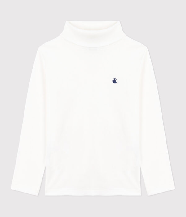 Sous-pull enfant mixte en coton uni