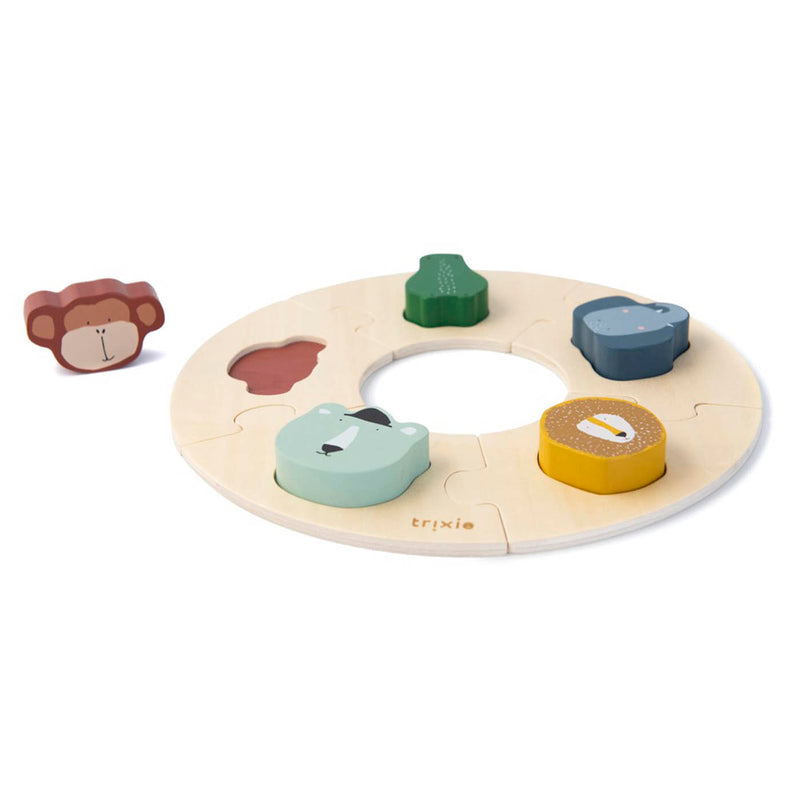 Puzzle rond en bois – Image 2