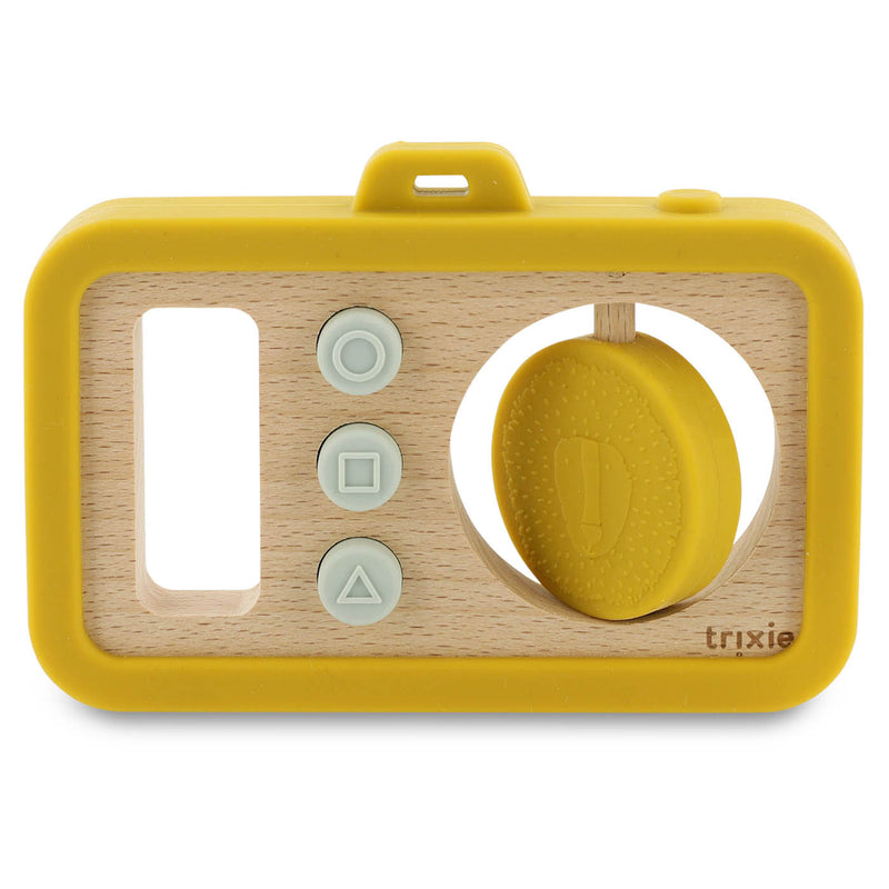 Appareil photo bébé en silicone et bois - Mr. Lion – Image 2