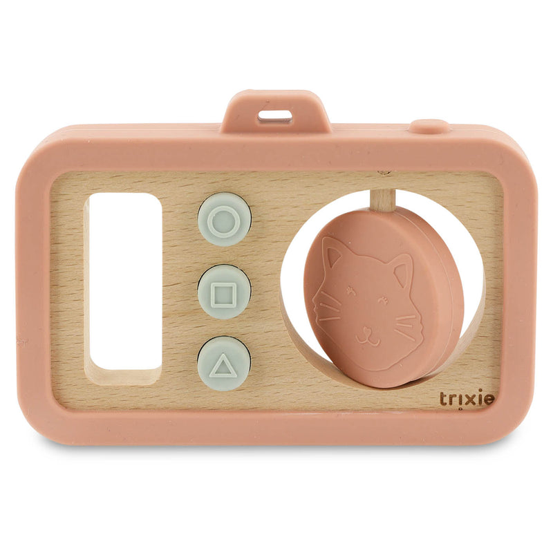 Appareil photo bébé en silicone et bois - Mrs. Cat – Image 2