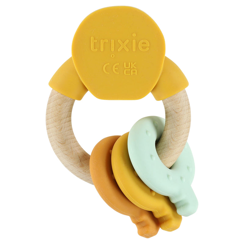 Anneau d'activités en silicone et bois - Mr. Lion – Image 2