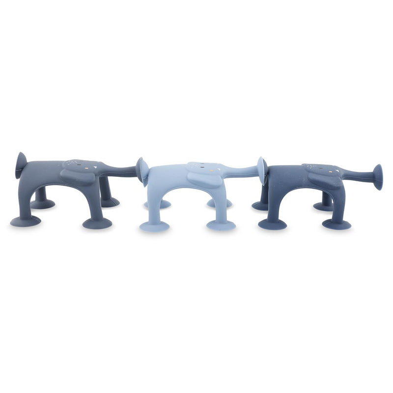 Jeu de ventouse animaux 3 pcs - La famille de Mrs. Elephant bleue – Image 3
