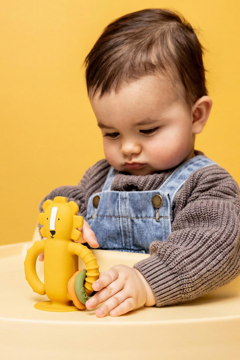 Jouet sensoriel en silicone avec ventouse - Mr. Lion – Image 5