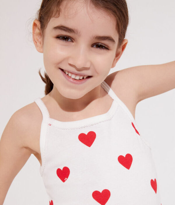 Lot de chemises à bretelles enfant en coton