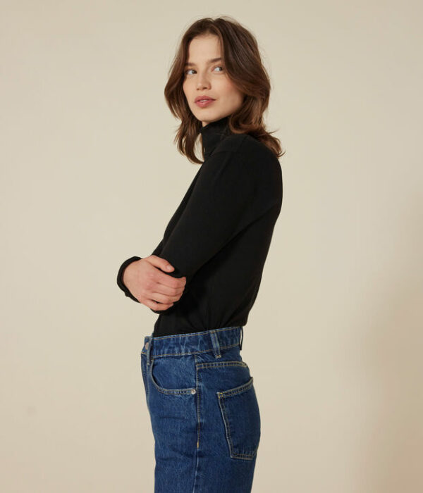 T-shirt L'iconique col roulé femme en coton