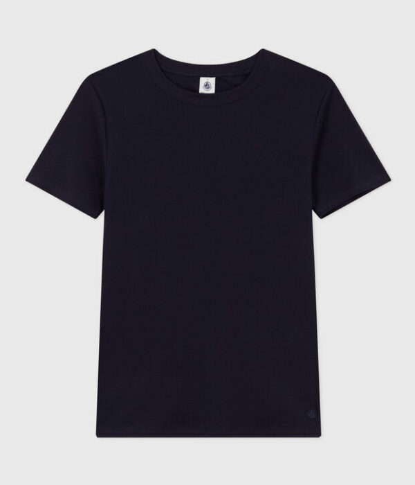 T-shirt à manches courtes femme en coton uni
