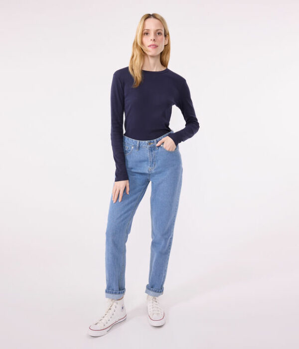 T-shirt L'iconique manches longues femme en coton