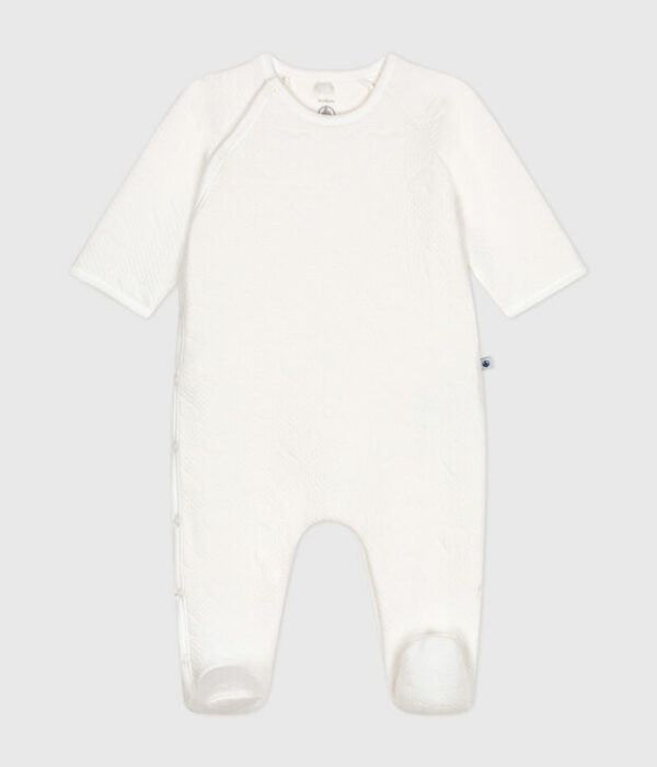 Dors-bien bébé en coton épais à motif cœur