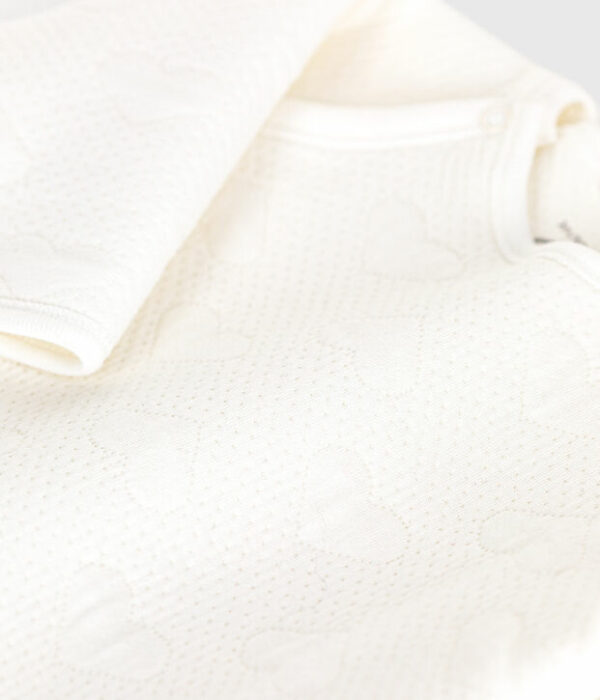 Dors-bien bébé en coton épais à motif cœur