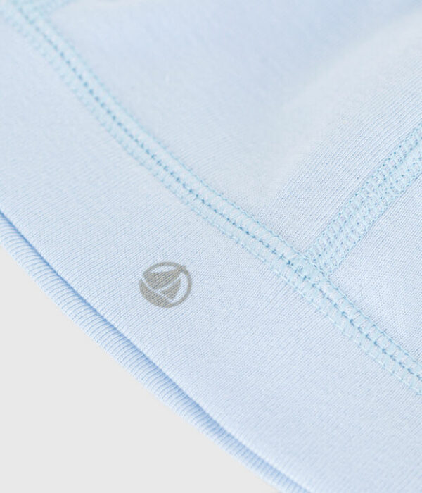 Bonnet bébé en coton uni
