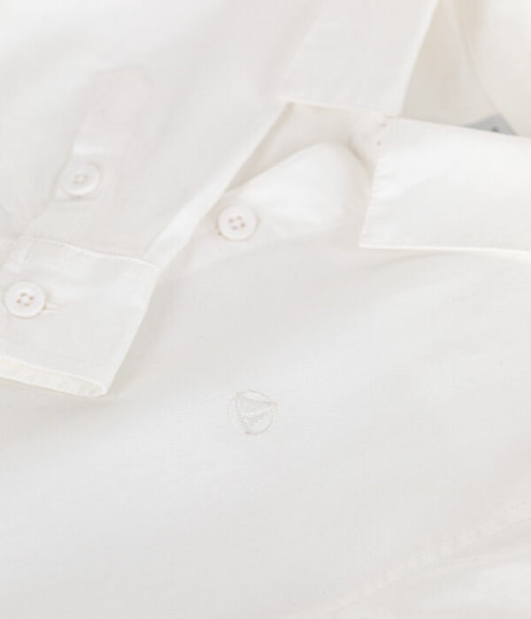 Chemise enfant à manches longues en coton