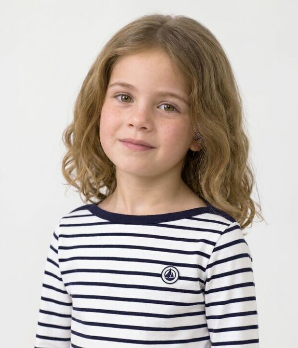 Marinière iconique enfant en coton épais