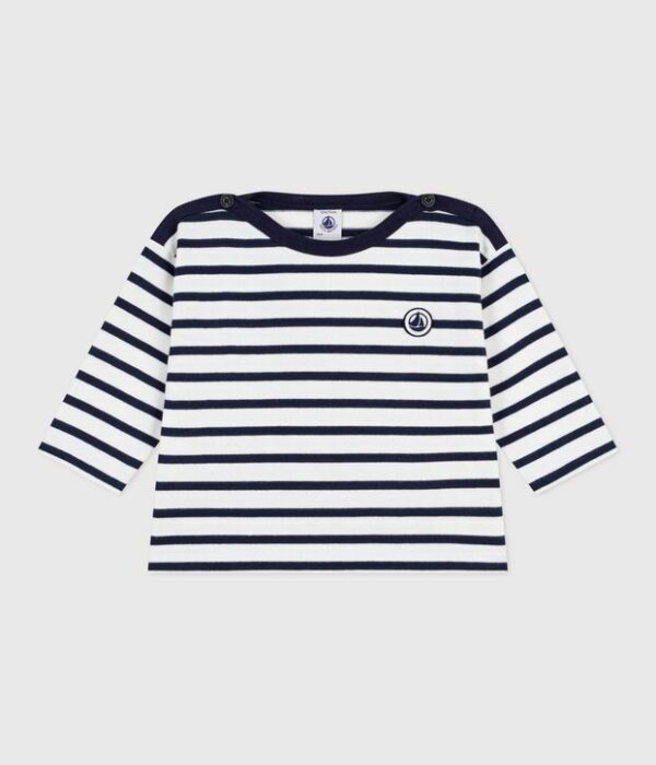 Marinière bébé iconique en coton