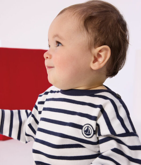 Marinière bébé iconique en coton