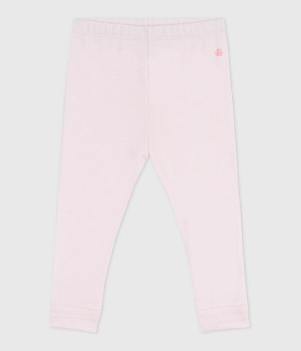 Legging bébé en coton uni