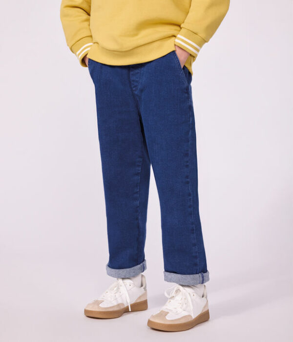 Pantalon droit enfant en denim