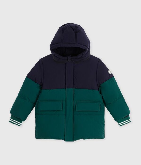 Doudoune enfant unie colorblock