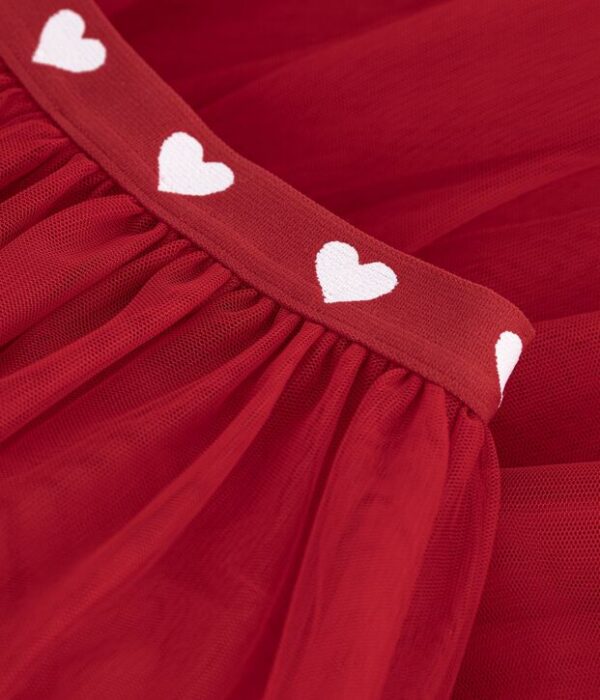 Jupe longue en tulle enfant unie