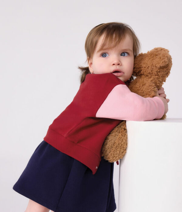 Teddy bébé en coton bicolore