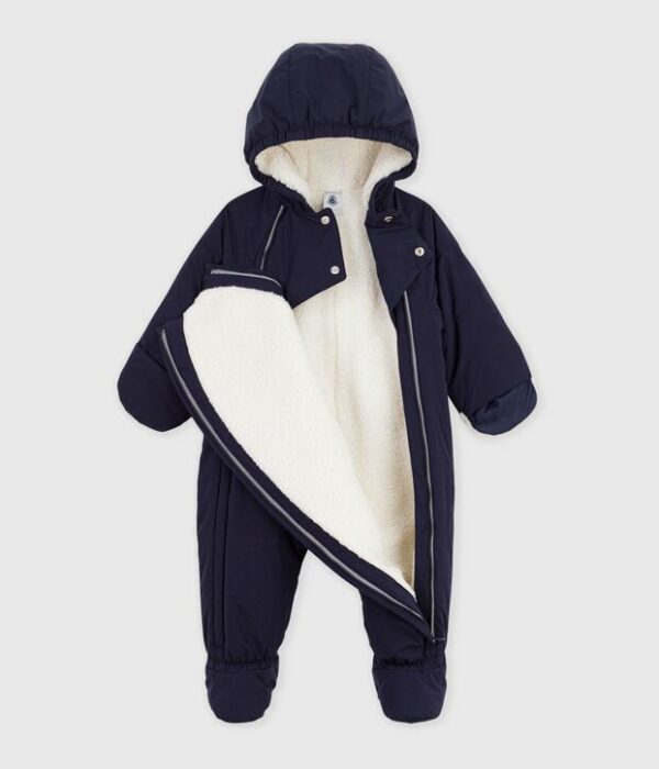 Combipilote bébé en polyester et sa doublure en sherpa