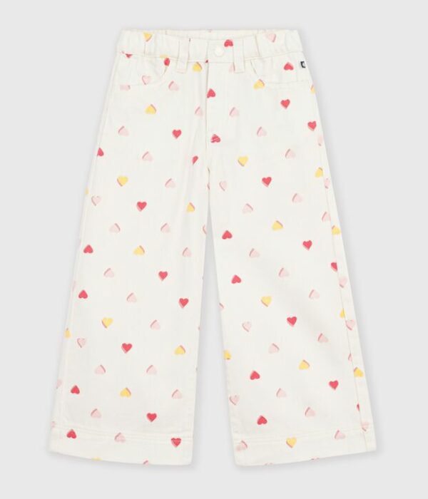 Pantalon wide leg enfant en coton