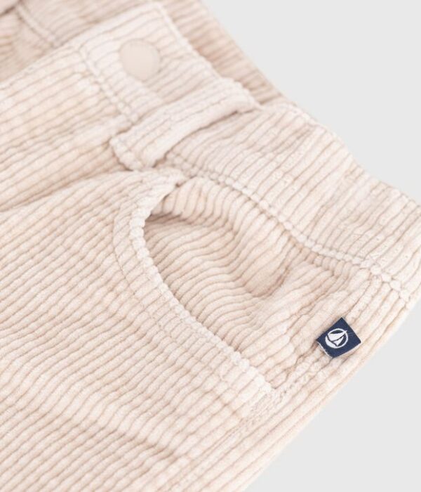 Pantalon wide leg enfant en velours
