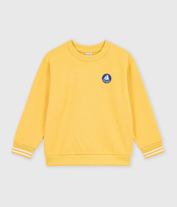 Sweatshirt enfant en coton uni