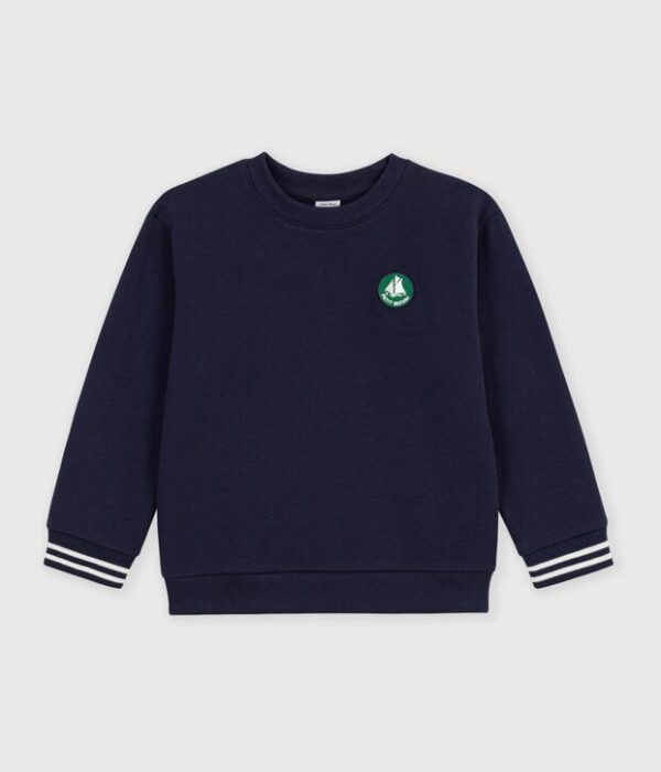 Sweatshirt enfant en coton uni