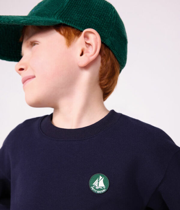 Sweatshirt enfant en coton uni