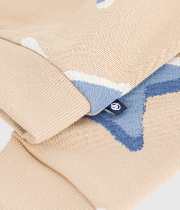 Sweatshirt enfant en coton imprimé étoiles