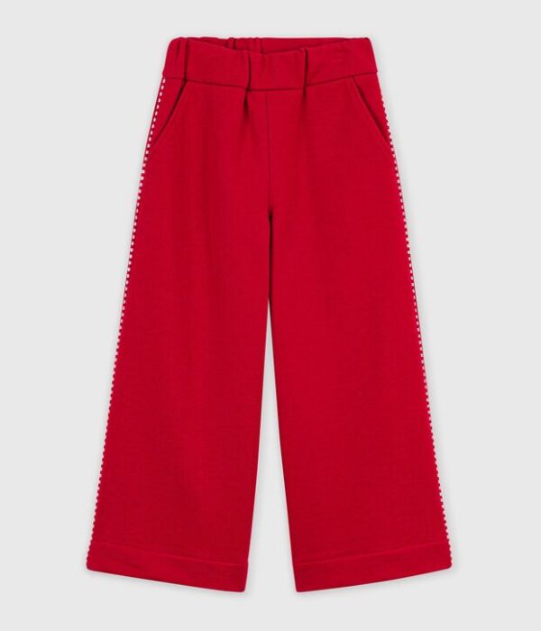 Pantalon de jogging wide leg enfant en coton