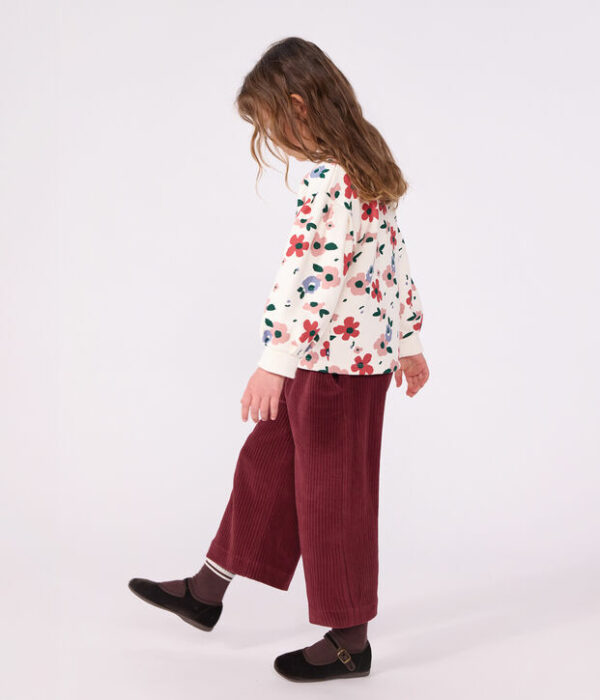 Pantalon wide leg enfant en coton