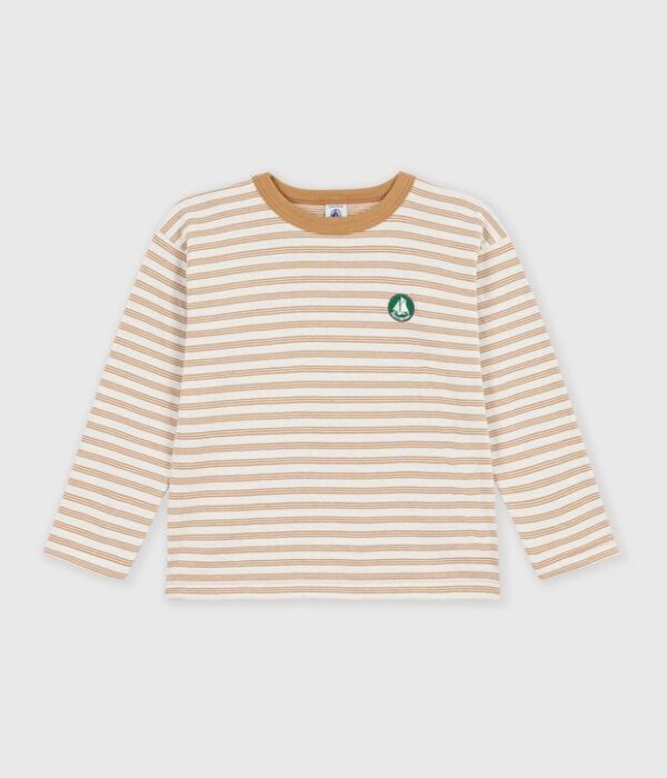 Tee-shirt enfant manches longues à rayures