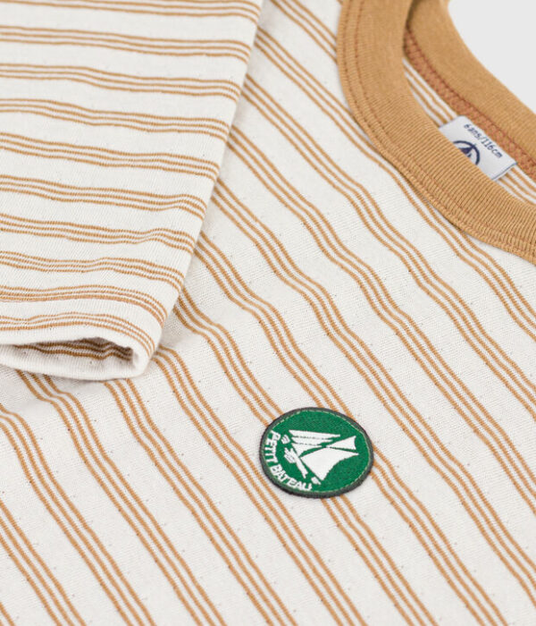 Tee-shirt enfant manches longues à rayures