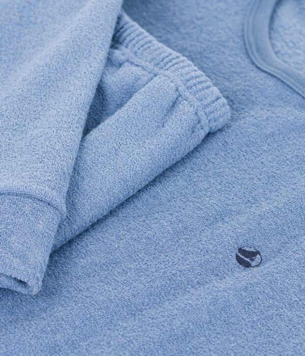 Pyjama enfant en coton éponge uni
