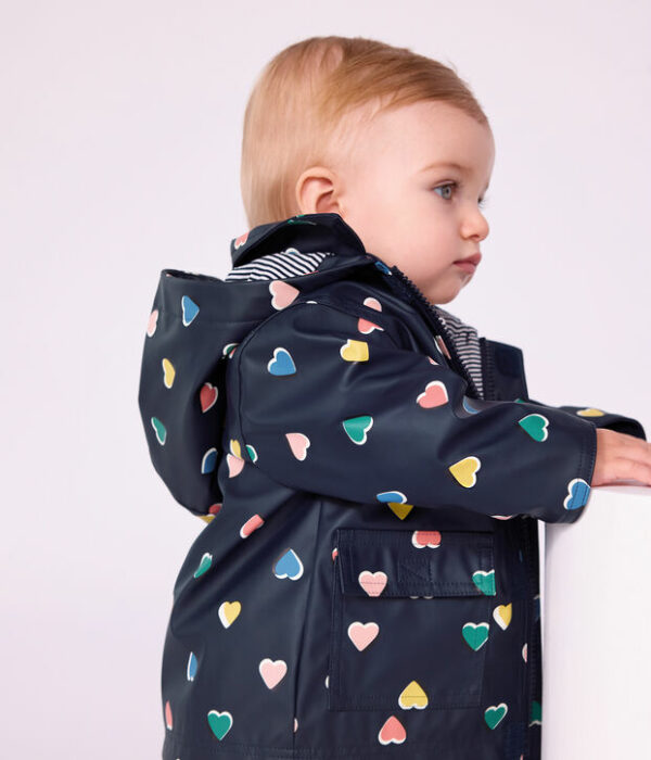 Ciré iconique bébé imprimé coeurs