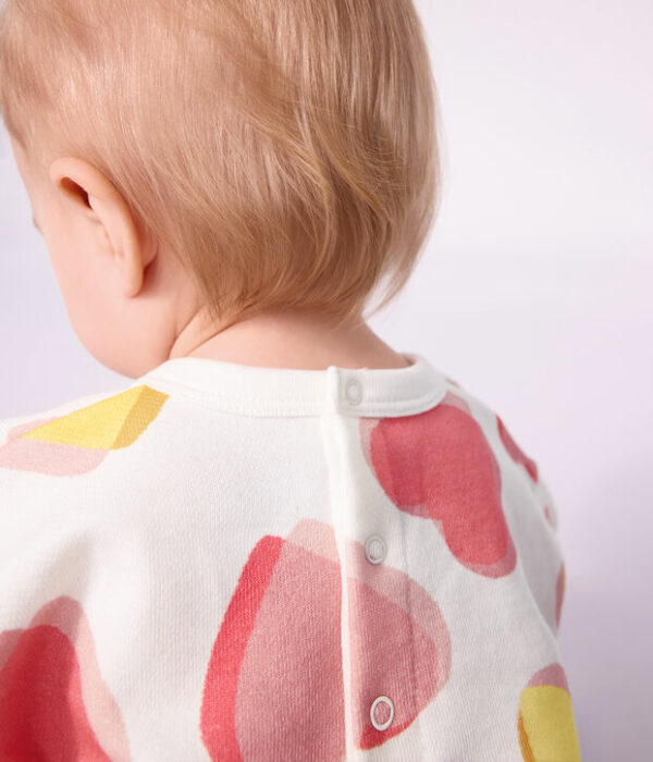Sweatshirt bébé en coton imprimé étoiles