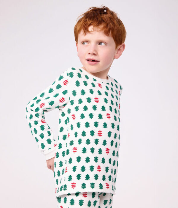 Pyjama enfant en velours imprimé