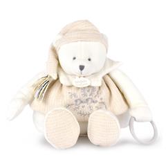 DOUDOU 25 ANS - OURS BLANC  Pantin d'activités