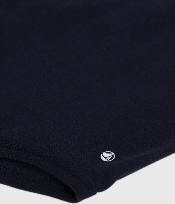 Body manches courtes bébé col polo en coton