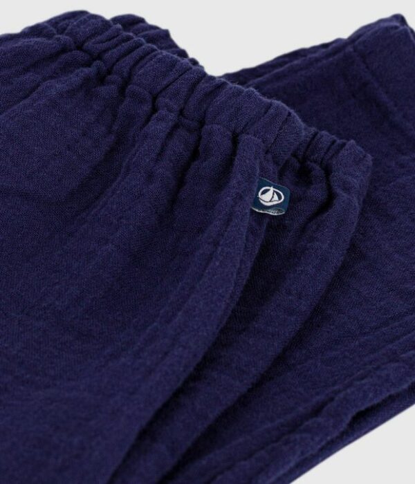 Pantalon bébé en coton uni